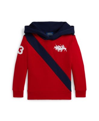 Toddler and Little Boys Triple-Pony Fleece Hoodie