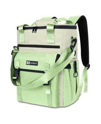 ChillBelle Backpack Cooler for Women Lightweight Insulated Tote with Dual Straps, Waterproof Liner, Wine Bottle Pockets, Leak-Resistant Zipper
