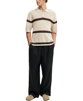 COTTON ON Mens Knitted Polo Shirt 9490₽