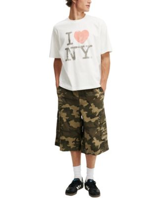 Мужская укороченная футболка New York ИЗ ХЛОПКА