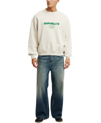 COTTON ON Mens Box Fit Graphic Crew Sweater 9490₽