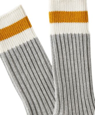 Мужские носки в полоску из ХЛОПКА В рубчик