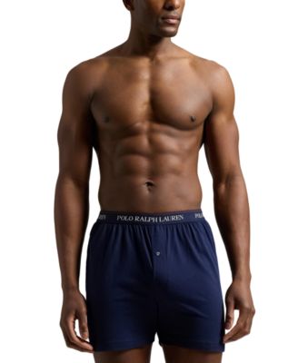 Men's 6-Pk. Classic-Fit Cotton Knit Boxer Briefs