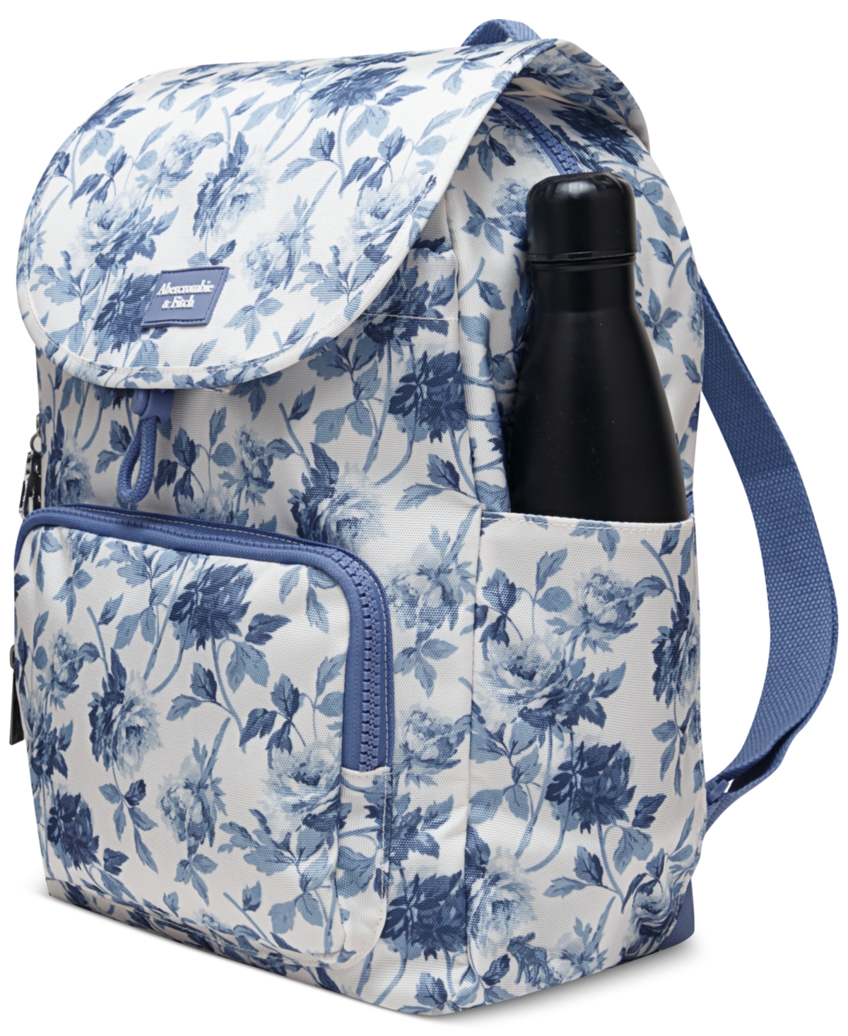 Abercrombie Aspen Print Flap Rucksack In Blue