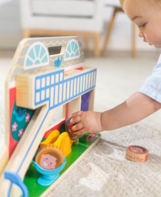 Go Tots Wooden Schoolyard Tumble with 3 Disks Piece Set