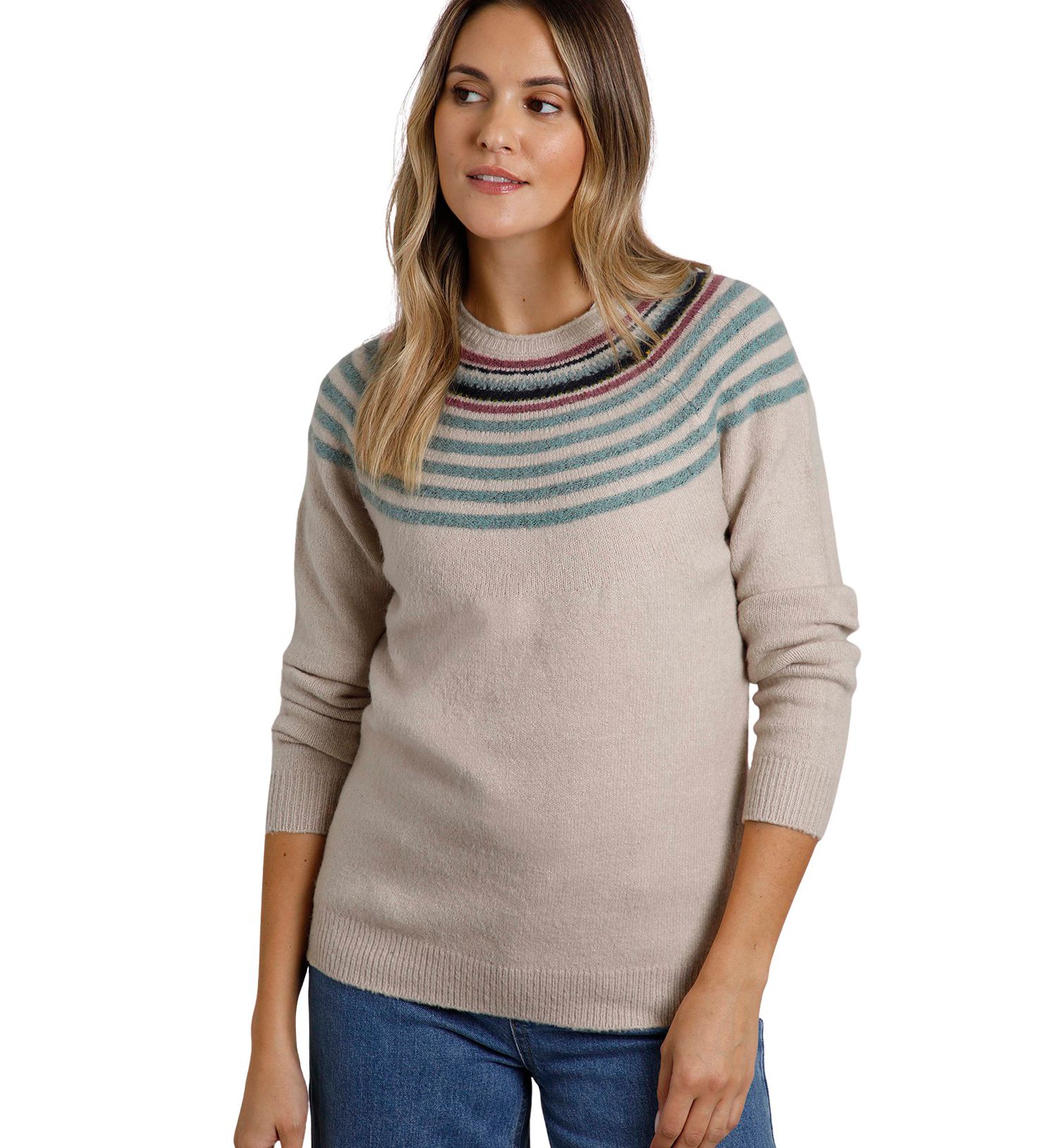 Women's Sinatra Patterned Knit Sweater