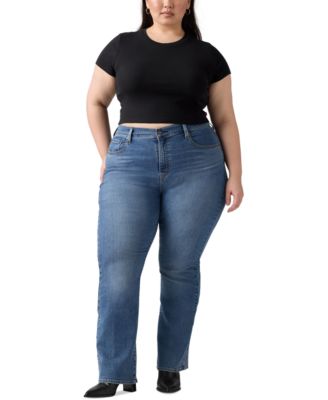 Trendy Plus Size 725 High-Rise Bootcut Jeans