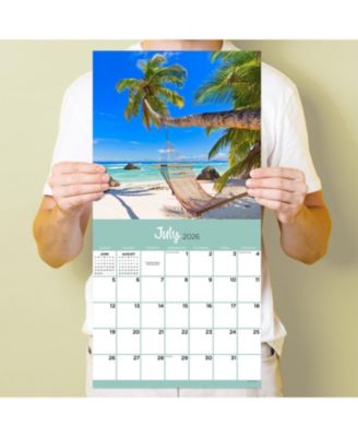 2026 Tropical Escapes Wall Calendar