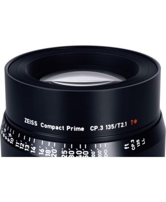 Zeiss 135mm T2.1 CP.3 Compact  Cine Lens (Feet) CF- Compatible with Canon EF EOS Mount