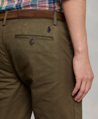 Men's Straight-Fit Washed Stretch Chino Pants