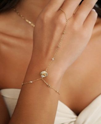 ETTIKA Santorini Shell Hand Chain