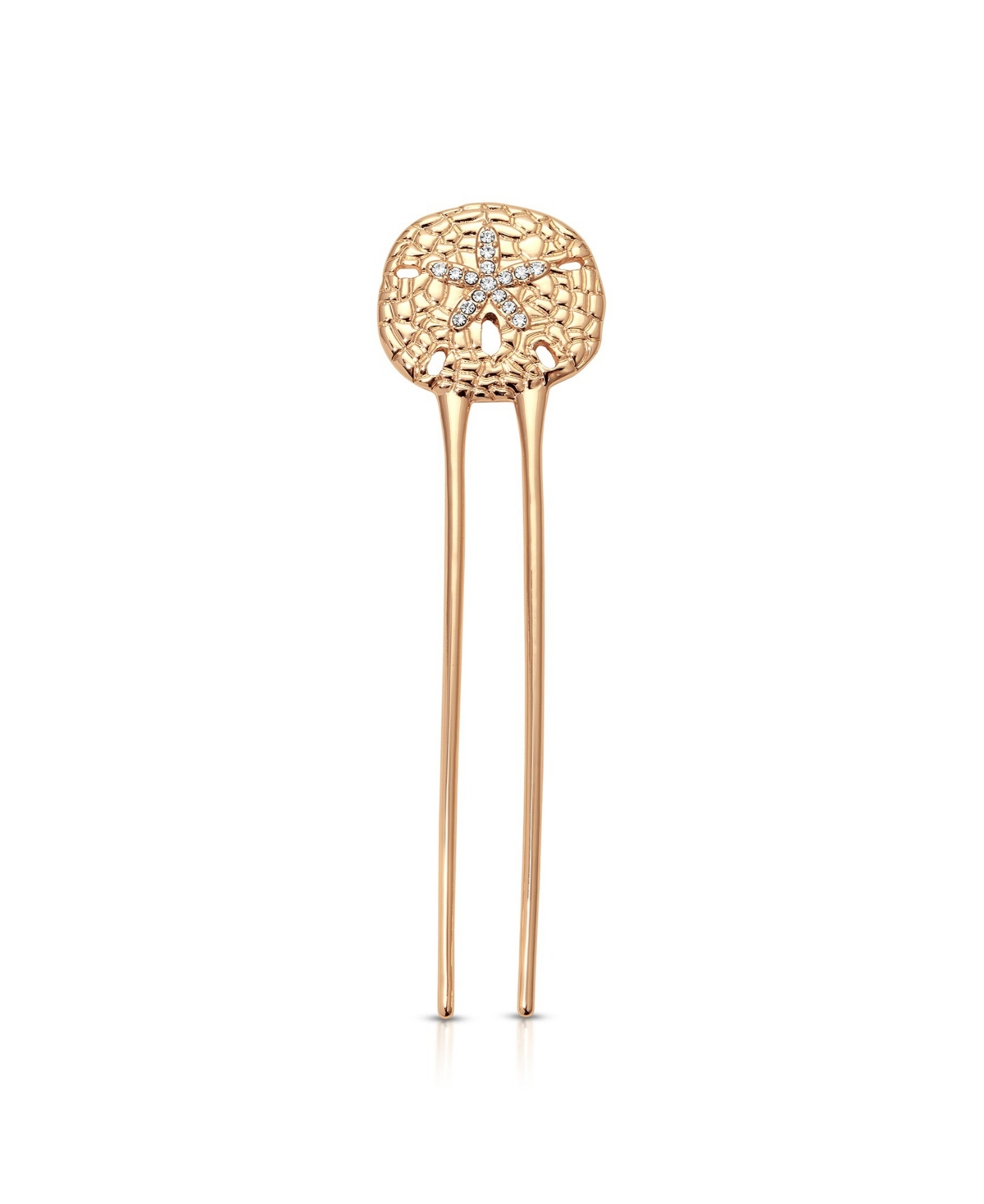 Sand Dollar Hair Pin - Gold
