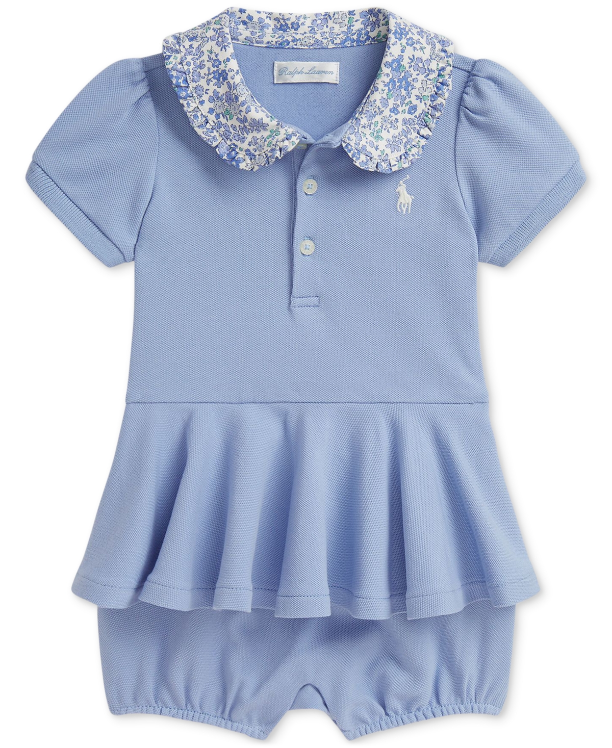 Polo Ralph Lauren Baby Girls Peplum Romper