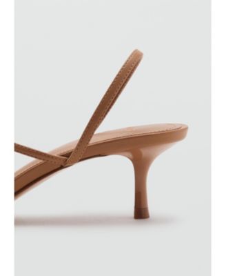 Women's Animal Print Strap Heel Sandals