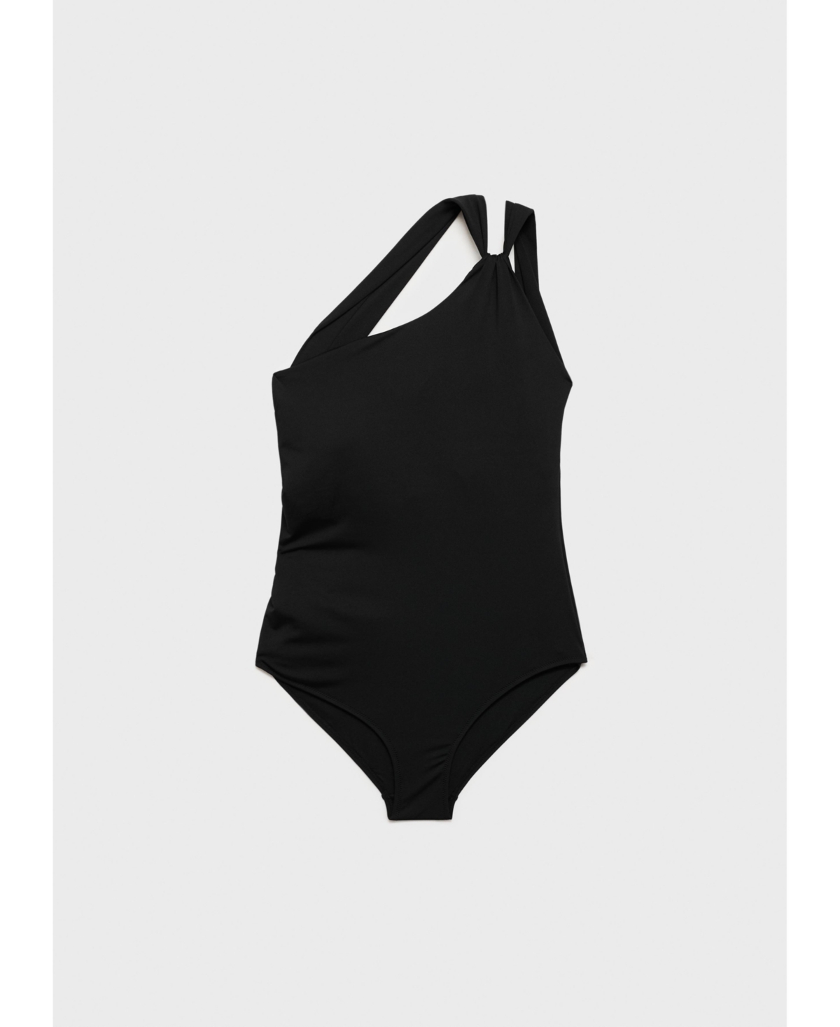 Mango Women's Ruched Detail Asymmetrical Swimsuit
