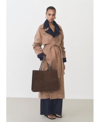 Women's Belt Lyocell Trench Coat