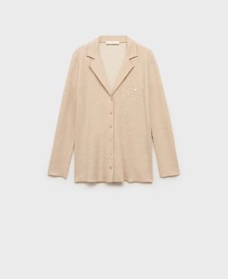 MANGO - Women's Double-Sided Cotton Shirt