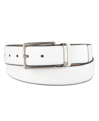 Alfani - Men's Burnished Faux-Leather Belt