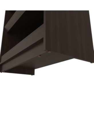 Oatman Shoe Rack with Open Storage, Wengue