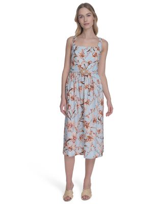 Eliza J - Women's Cotton Sleeveless Midi Dress