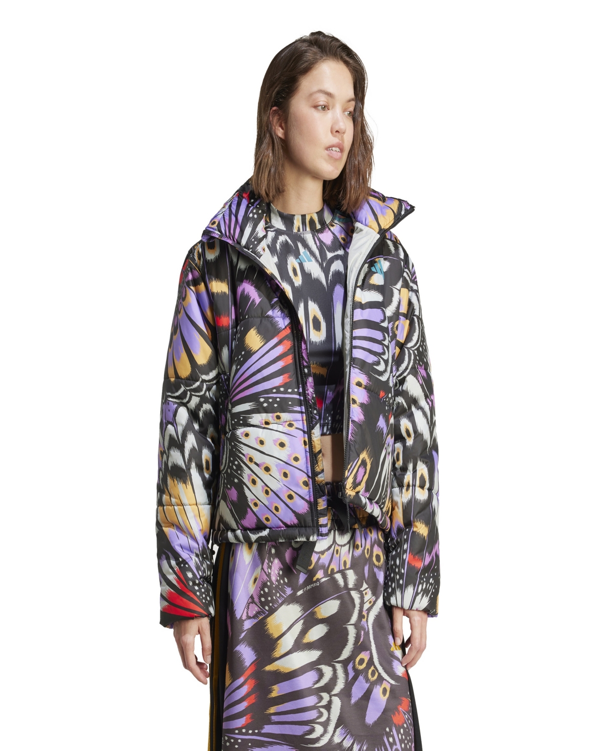 Adidas Originals Women's Farm Padded Button Closure Jacket