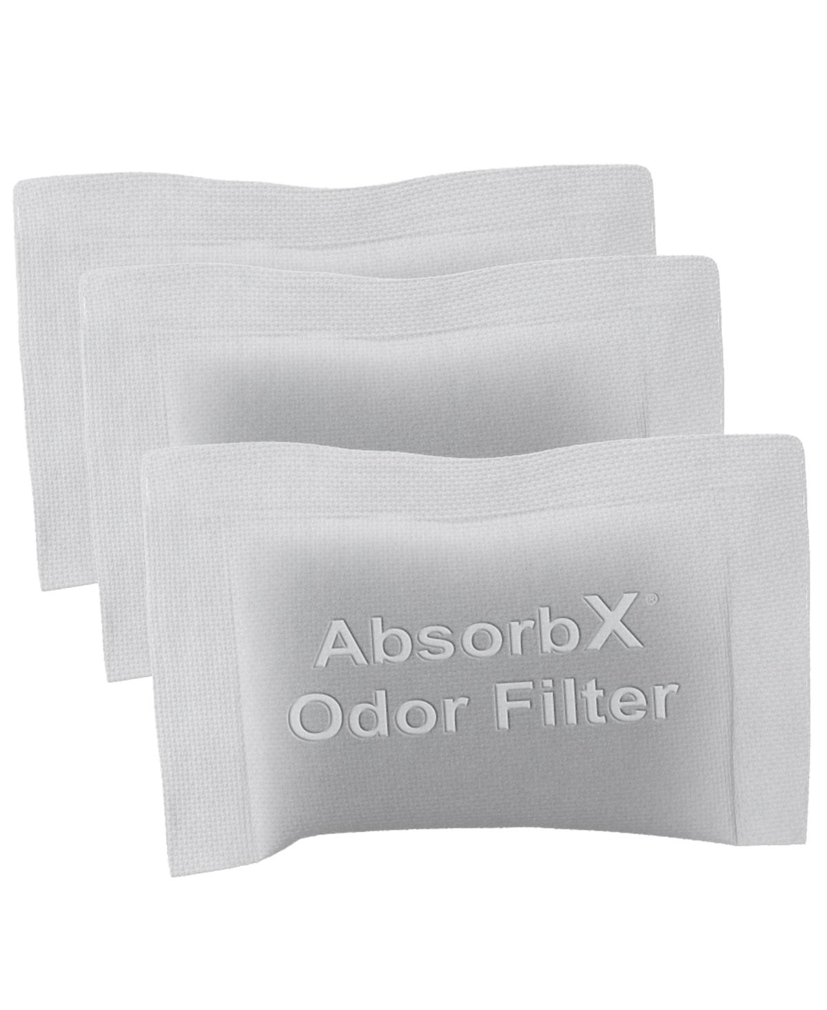 AbsorbX Natural Odor Filters for Trash Cans 3-Pack - White - regular size
