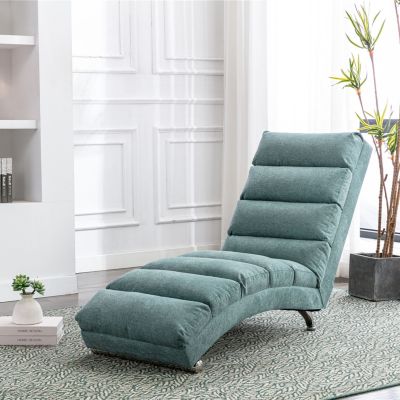  Modern Linen Indoor Chaise Lounge