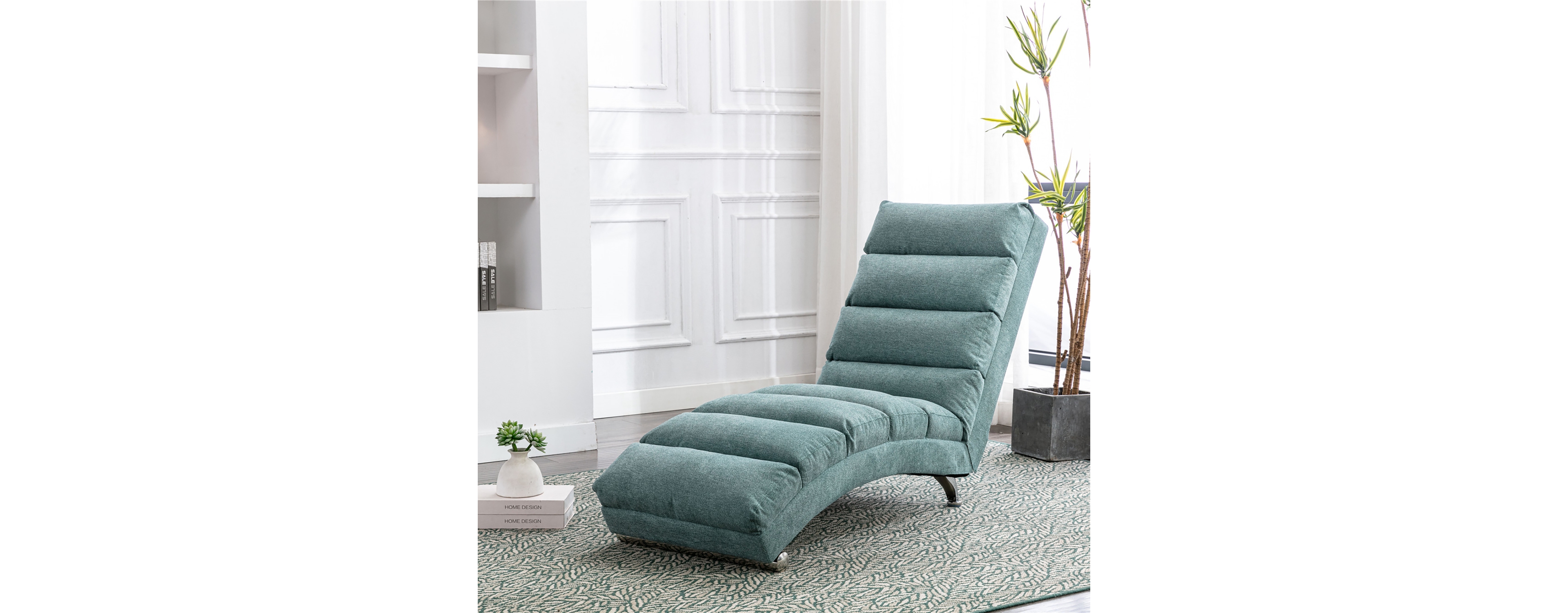 Streamdale Furniture Modern Linen Indoor Chaise Lounge