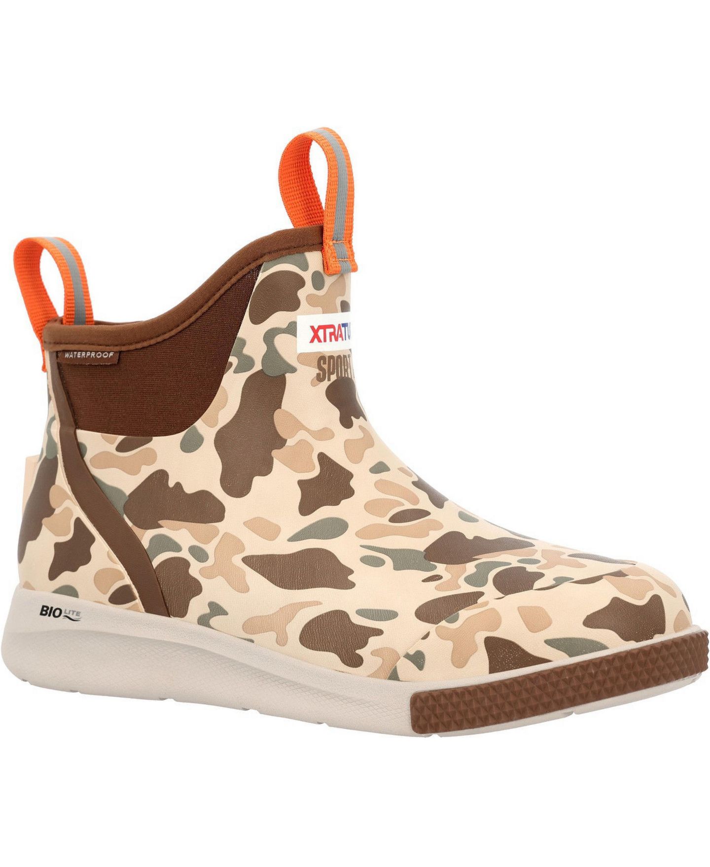 Женские ботинки XTRATUF Ankle Deck Boot Sport, цвет: Камуфляжный — фото 1