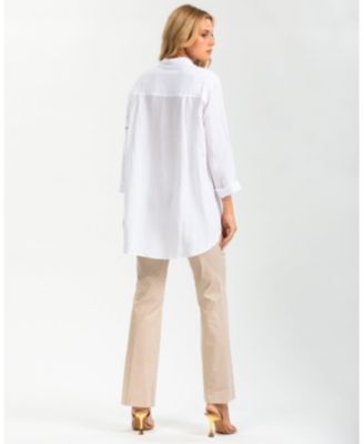 Maternity Pull-On Flare Stretch Pants in Length