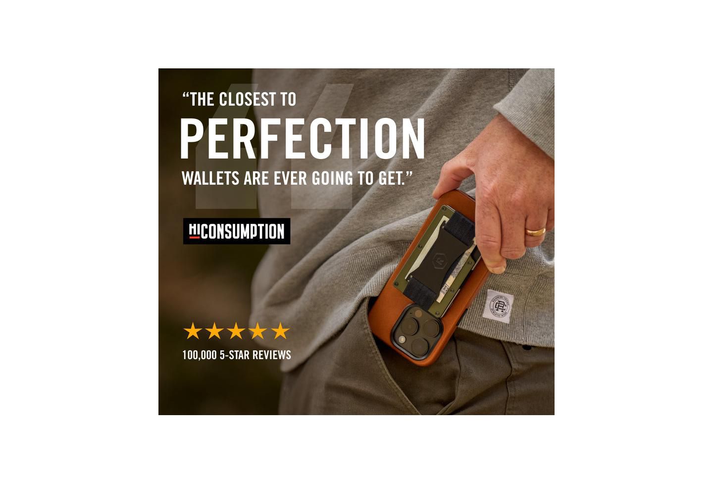 Мужской кошелёк The Ridge RIDGE Wallet for Magsafe - Basecamp Orange - Cash Strap, цвет: Оранжевый — фото 7