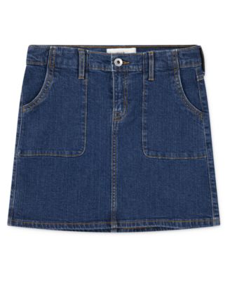 Girls Denim Mini Skirt