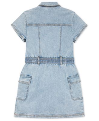Girls Utility Shirt Dress