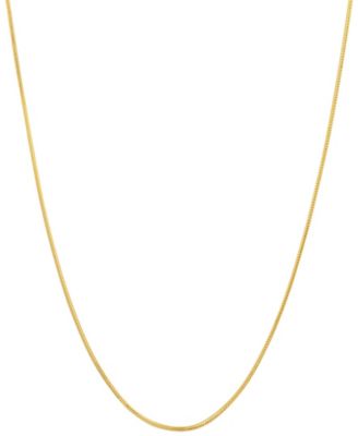 Women's 14K Gold Plated Snake Chain Necklace