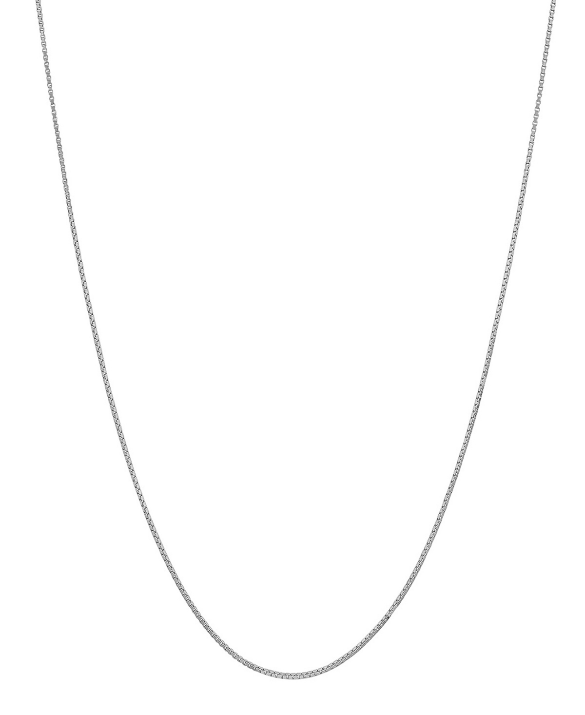 Women's Sterling Silver Box Chain Necklace - Silver
