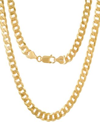 Steeltime Unisex 14K Gold Plated Cuban Superflat Link Necklace 117590₽