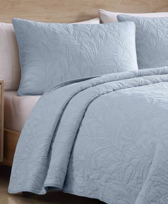 Solid Costa Sera Cotton Reversible Quilt, Twin