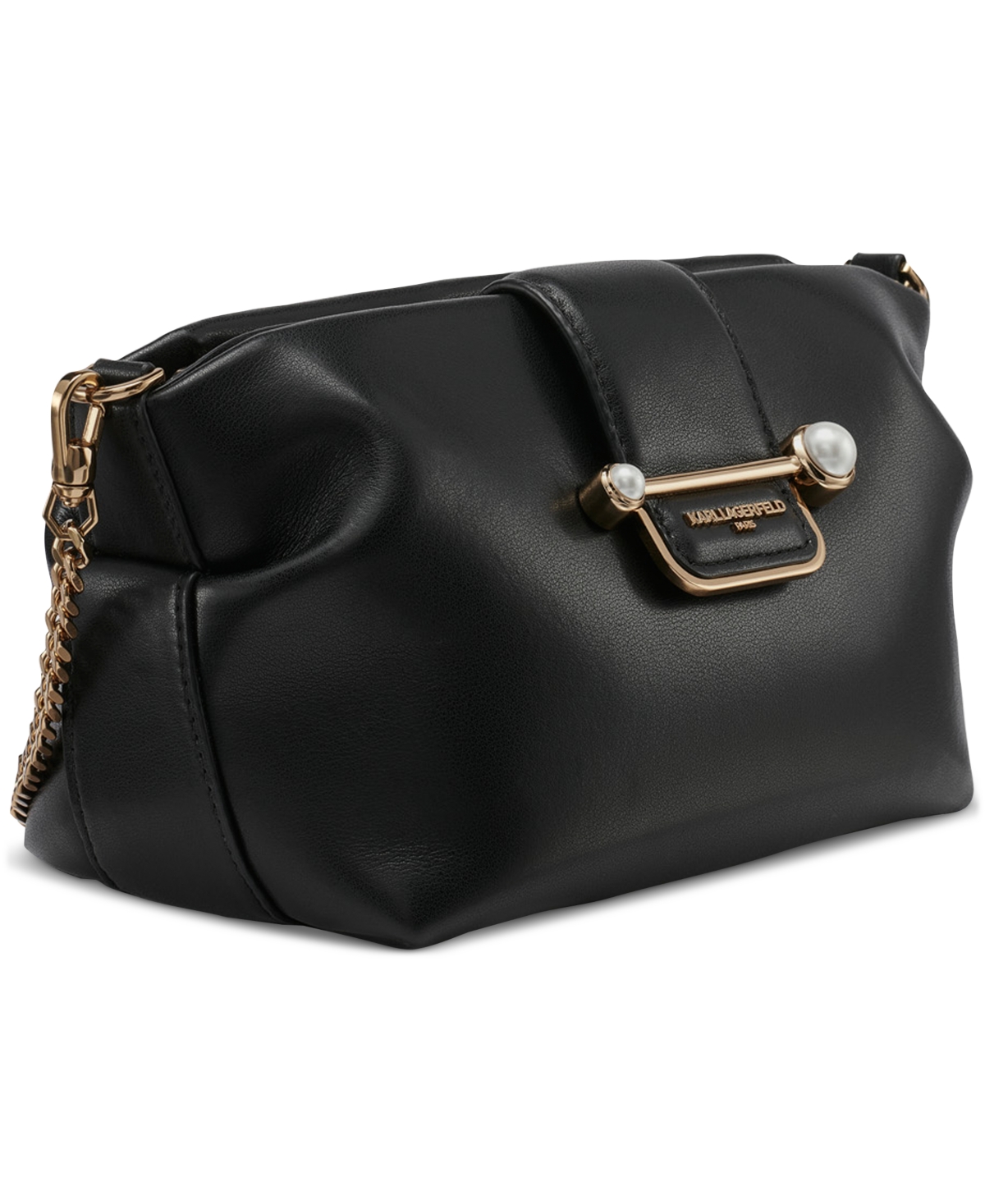 Karl Lagerfeld Dara Leather Small Crossbody Bag