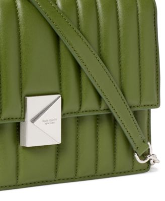 Deco Quilted Leather Small Chain Shoulder Bag 