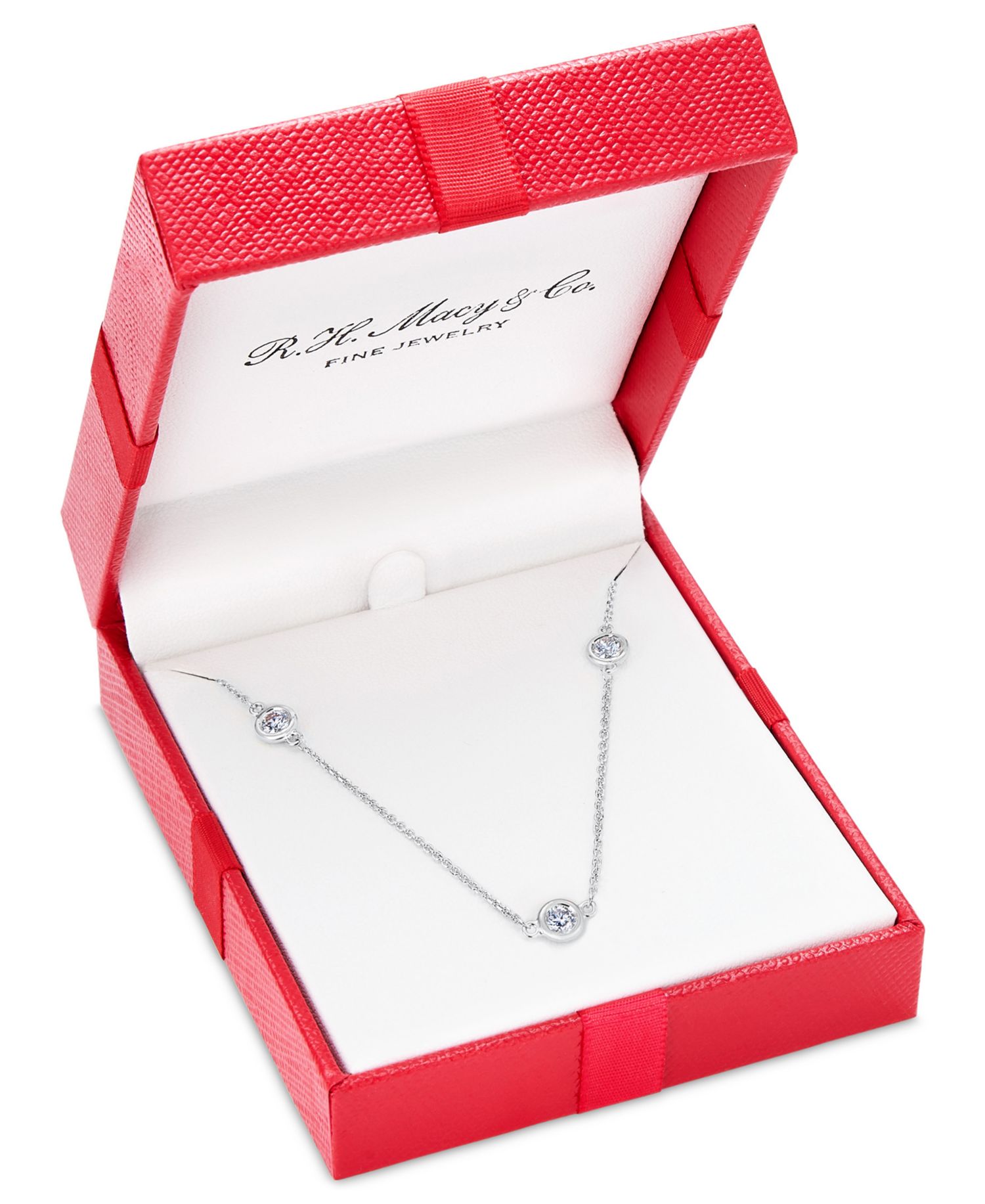 EFFY® Diamond Bezel 20" Statement Necklace (1 ct. t.w.) in 14k White, Yellow or Rose Gold