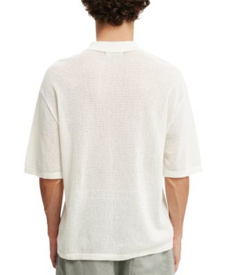 COTTON ON Mens Knitted Polo Shirt 9490₽