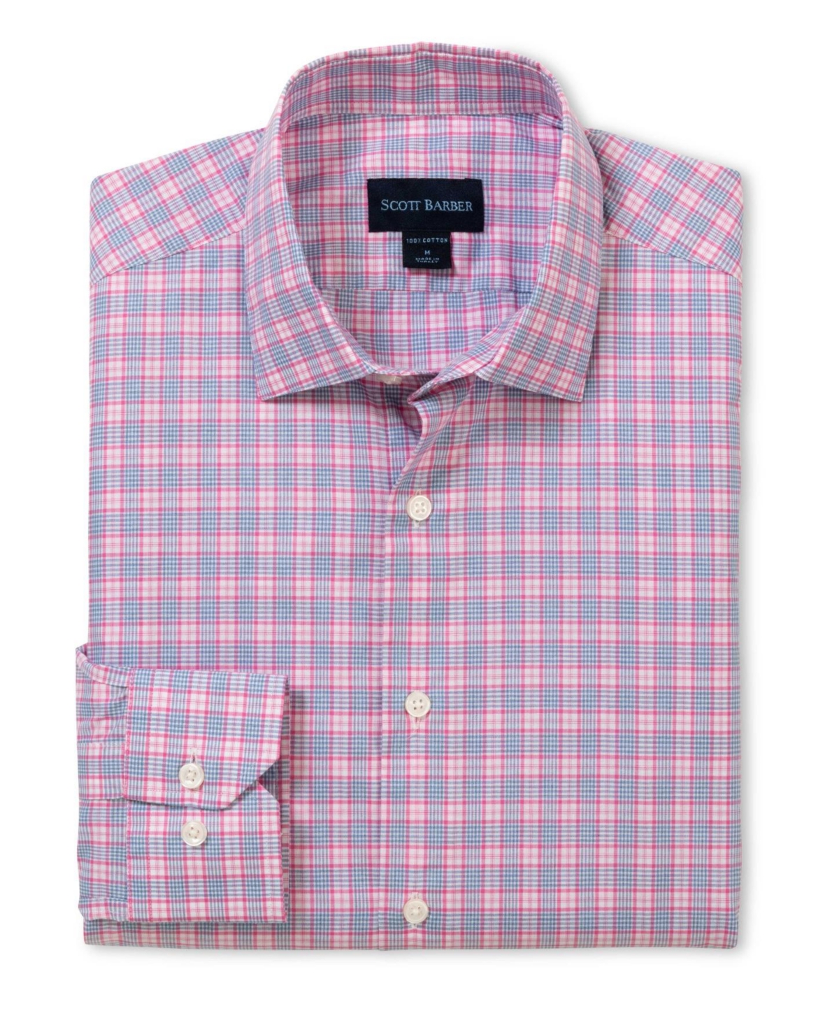 Men's Newport Poplin Melange, Berry - Berry
