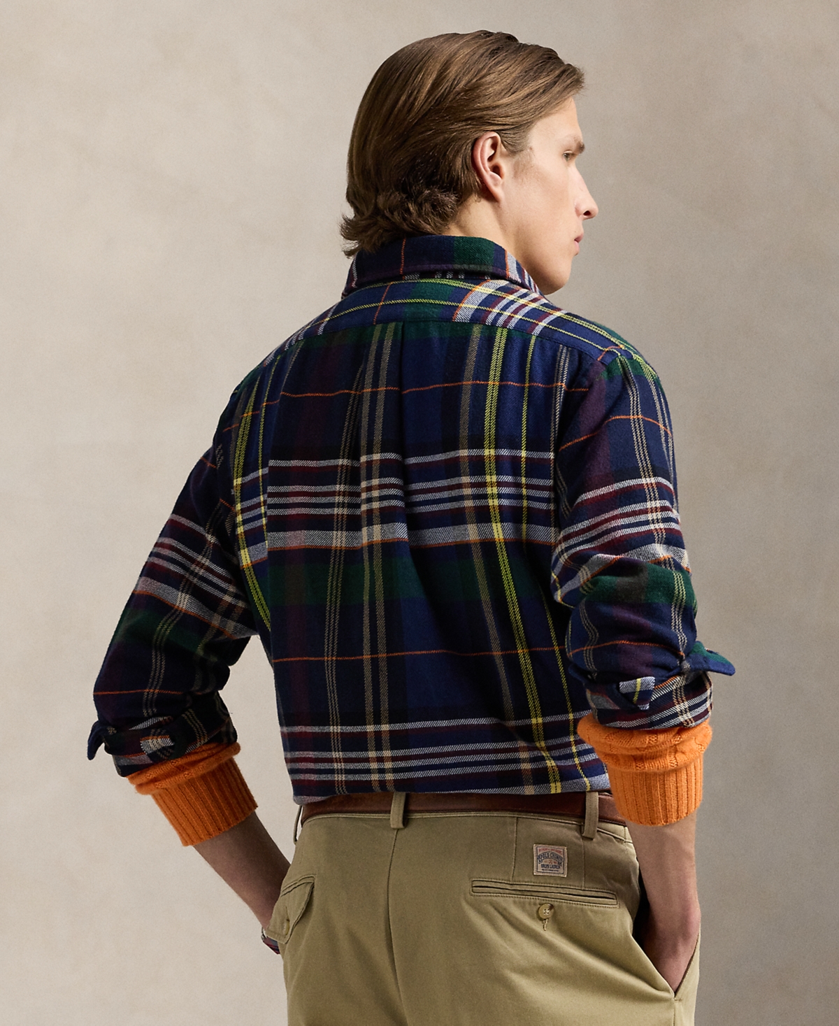 Polo Ralph Lauren Men's Classic Plaid Brushed Flannel Workshirt In Blue