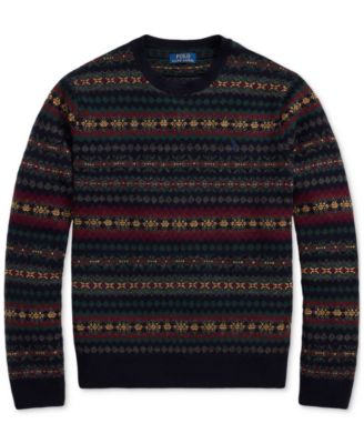 Men's Fair Isle Wool Sweater