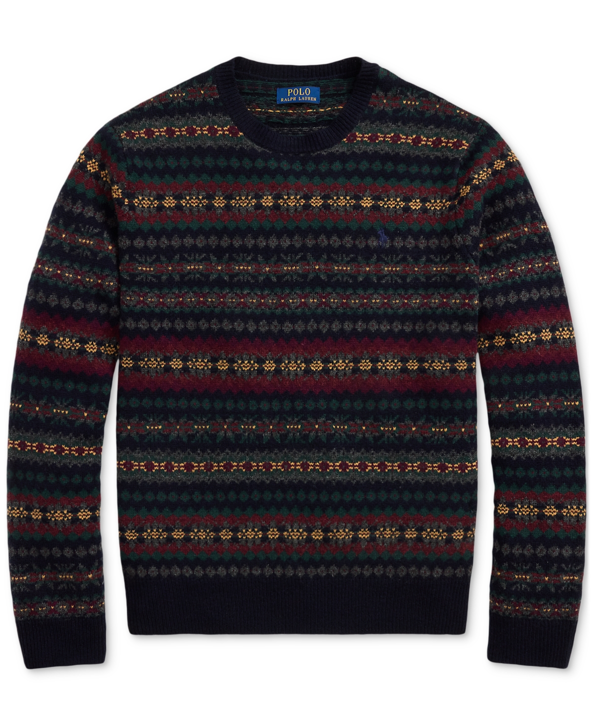 Polo Ralph Lauren Striped Pattern Sweater In Multi