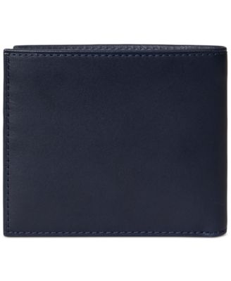 Men's Polo Bear Leather Billfold Wallet