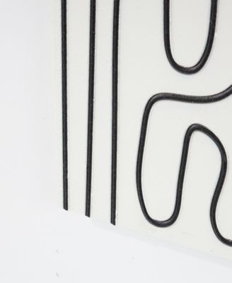 Wood Contemporary Wall Art, Set of 2