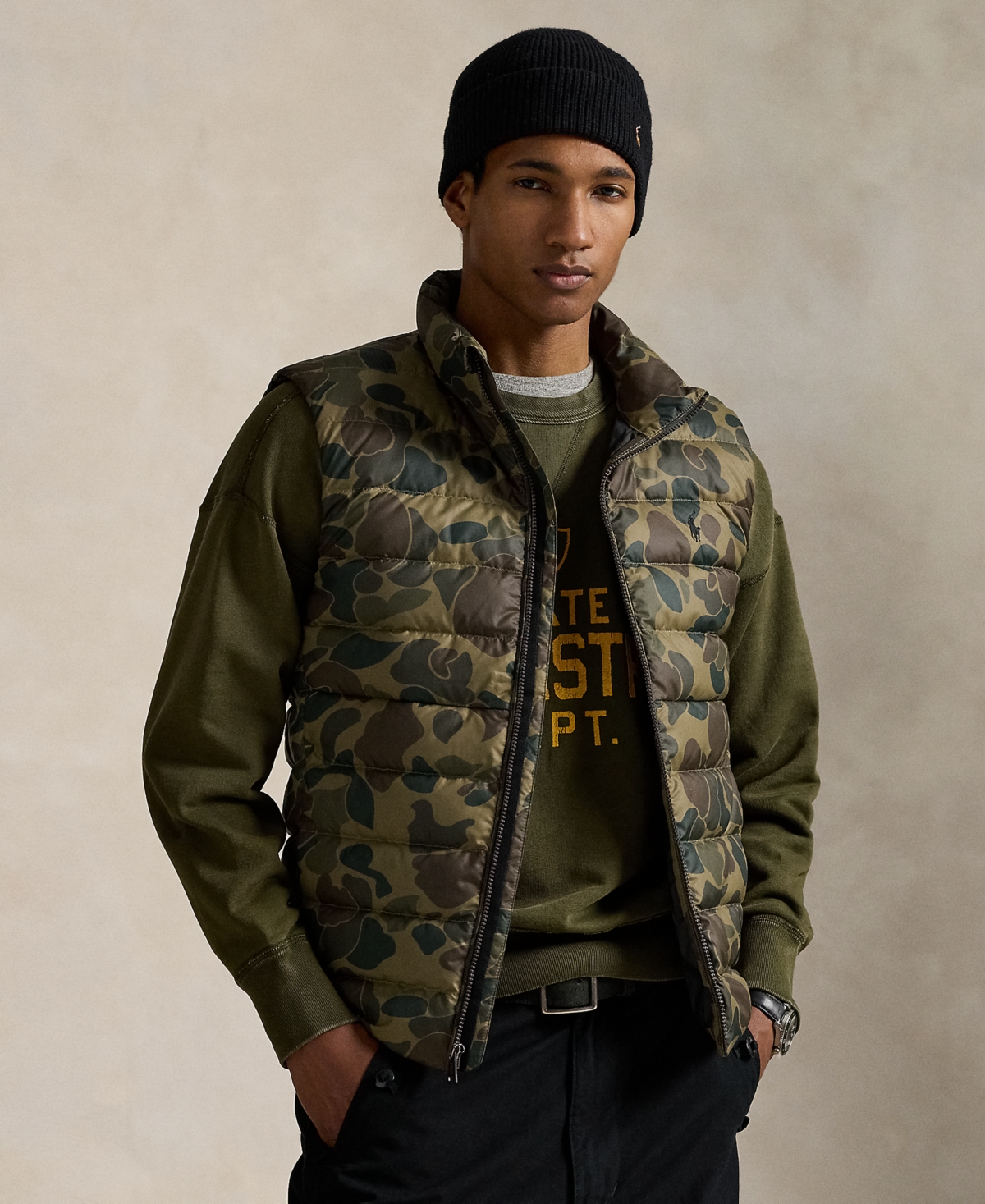 Polo Ralph Lauren Men's The Colden Camo-Print Packable Vest
