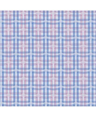 Мужской жаккардовый плед Scott Barber в клетку, розовый