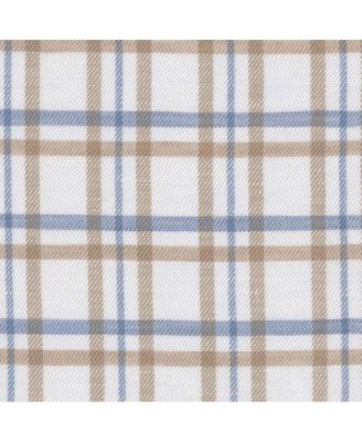 Scott Barber Mens Coastal Linen Plaid Natural 23290₽